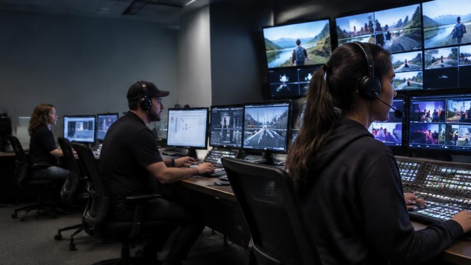 Illustrative customer production team