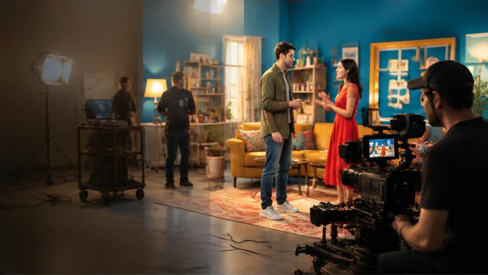 Cinema production set